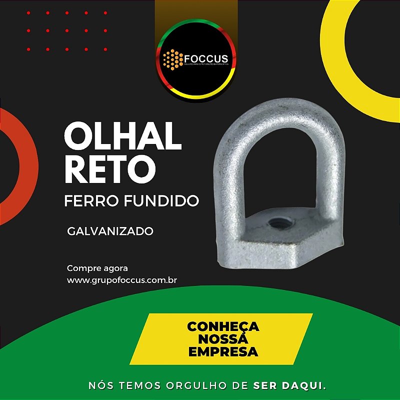 PORCA OLHAL M12 GALVANIZADO