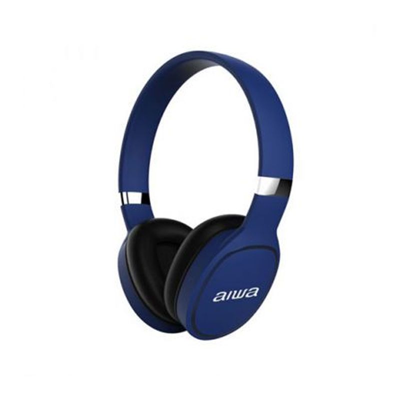 fone de ouvido bluetooth - Aiwa AW-A61BT / com Microfone - Azul - Audio87 *  Fone de Ouvido bluetooth
