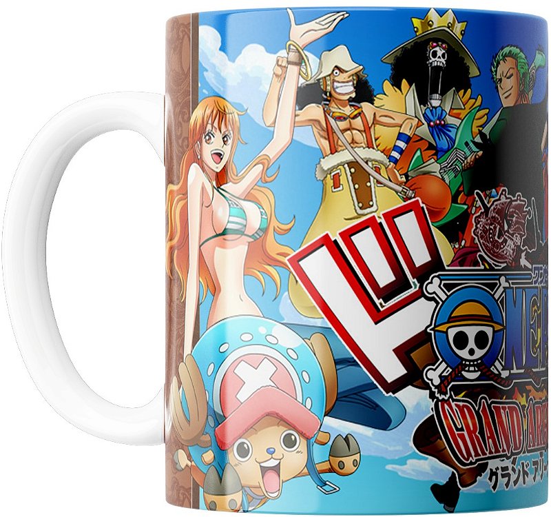 Caneca Anime One Piece Personagens