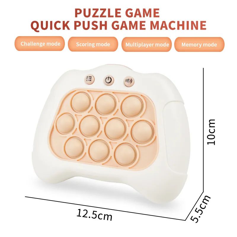 Jogos de Puzzle Pop Push Bubble para Crianças, Brinquedos de