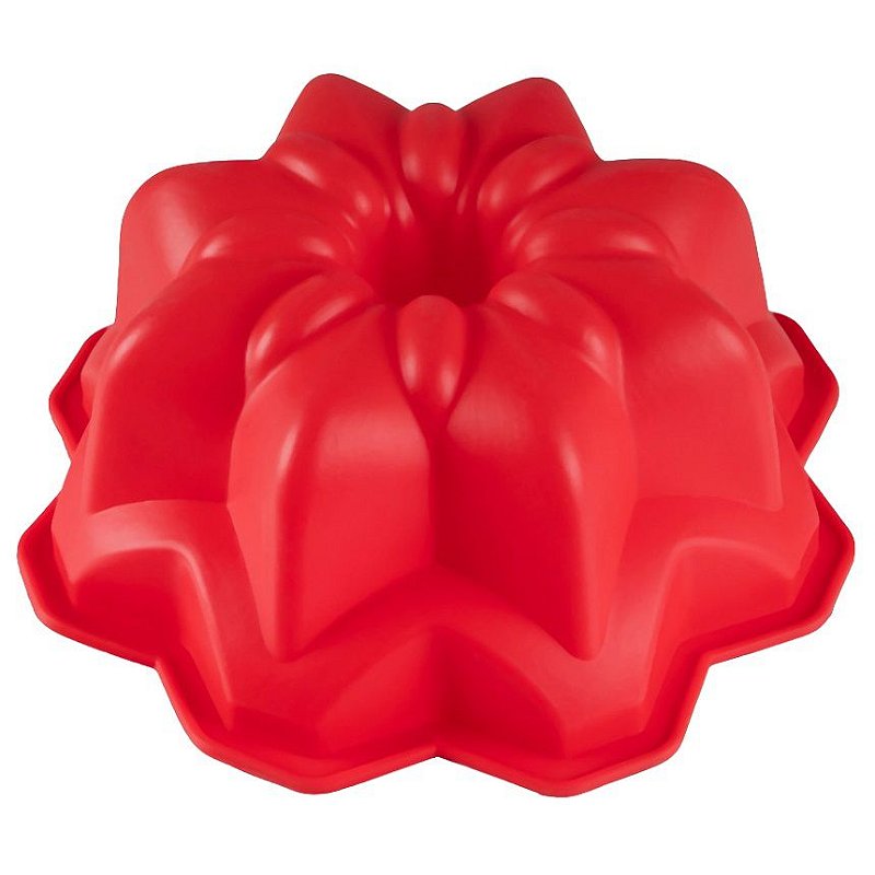 Forma De Silicone Rosa Flor Bolo Tortas Doce Antiaderente