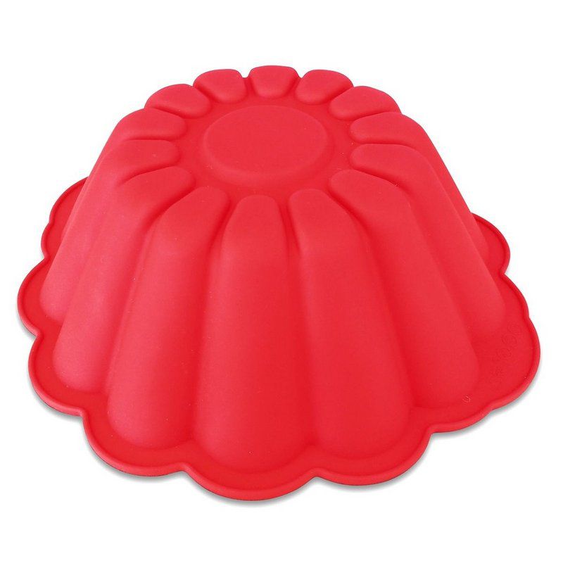 Forma De Silicone Com Furo No Meio Para Bolo Tortas Pudins Formato