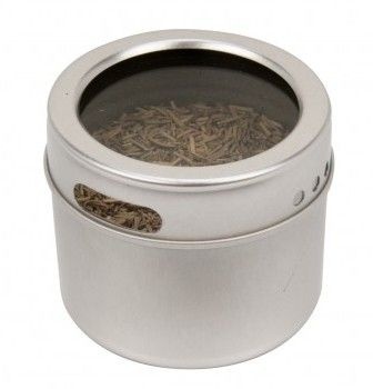 Porta Condimento Tempero Aço Inox Magnético - Imã Ervas Chá - Utifácil I  Utilidades domésticas inovadoras