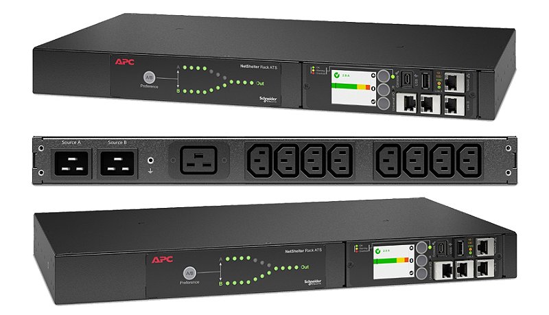 Ats Rack Mount Module ATS APC Netshelter Rack 1U 16A 230V AP4423A - Lanworks