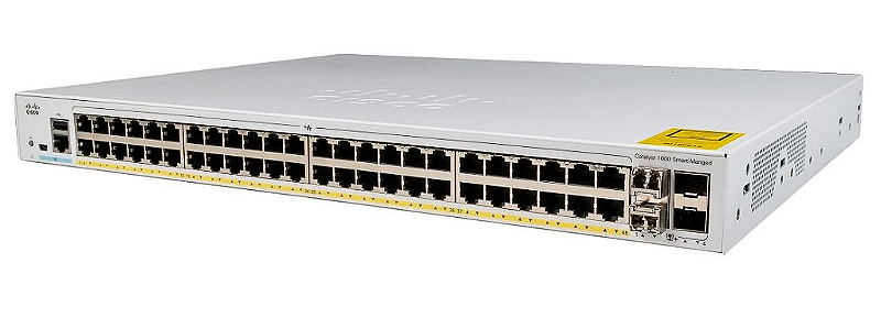 Cisco Catalyst 1000 C1000-48T-4G-L 初期化済 Switch Cisco Catalyst 1000 48 Portas GbE 4 Portas SFP C1000-48T-4G