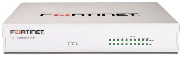 FortiGate-60F 10 x GE RJ45 ports including 7 x Internal Ports 2 x