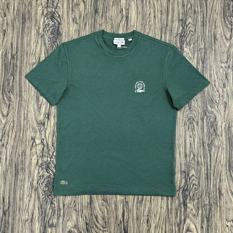 ライヒロ Camiseta Lacoste Worldwide TH8047 Verde - Top Store