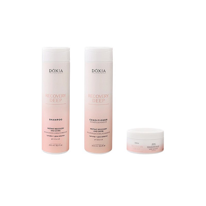 KIT RECOVERY DEEP TRIO (Shampoo+Condicionador+Máscara) - Dóxia