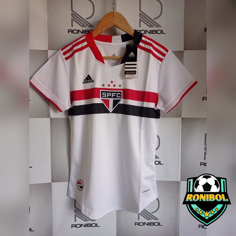 Camisa São Paulo I 2021 Feminina - Loja Ronibol