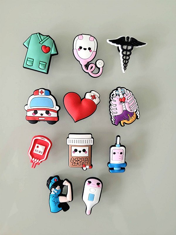 Botons Crocs Enfermagem Crocs Com Pins Crocs Com Pins Top