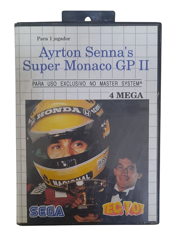 Jeu Sega Master System - Ayrton Senna's Super Monaco GP II - Cartouche Loose, Bon état