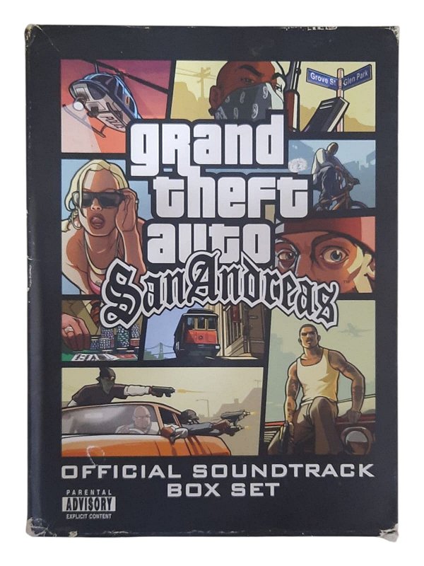 Grand Theft Auto San Andreas サウンドトラックセット GTA SAN ANDREAS OFFICIAL SOUNDTRACK BOX SET - USADO - PS2 - World