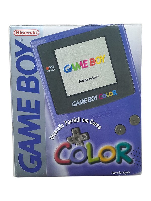 CONSOLE - GAME BOY BERRY ROXO - USADO - World Colecionáveis