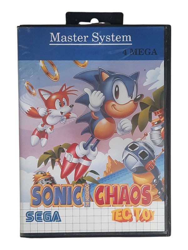 SONIC THE HEDGEHOG CHAOS - USADO - MASTER SYSTEM - World Colecionáveis