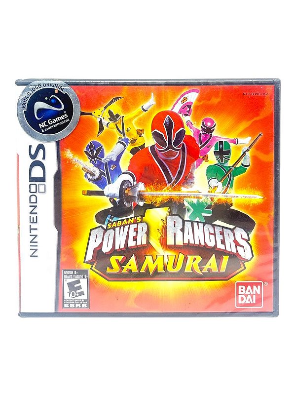 POWER RANGERS: SAMURAI - NOVO - NINTENDO DS - World Colecionáveis