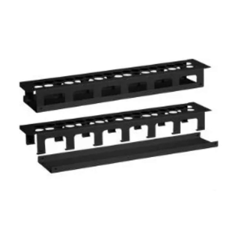 Guia Cabo Horizontal Fechado 19'' 1U P100 Metal