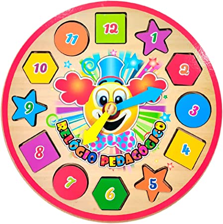 RELÓGIO PEDAGÓGICO - CELL Brinquedos Educativos