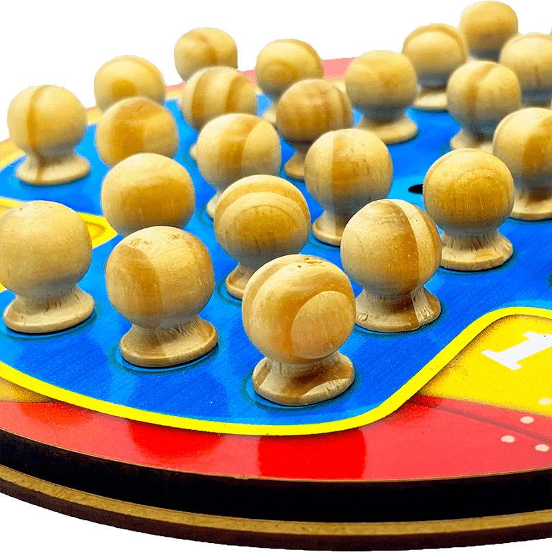 Jogo de tabuleiro ludo clássico em madeira - maninho - Jogos de