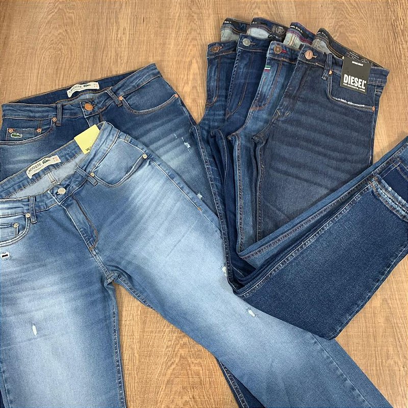 Calças Diesel e Lacoste