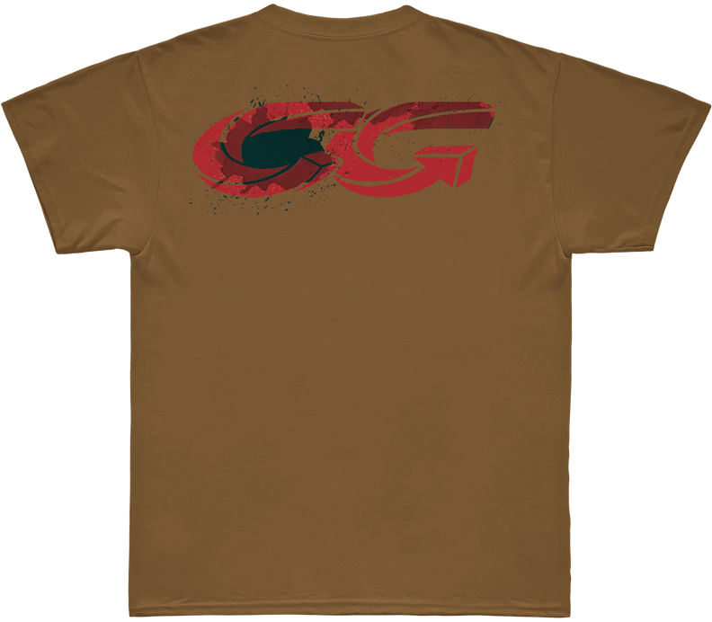 Camiseta Cristal Graffiti caqui Splash Surf Shop