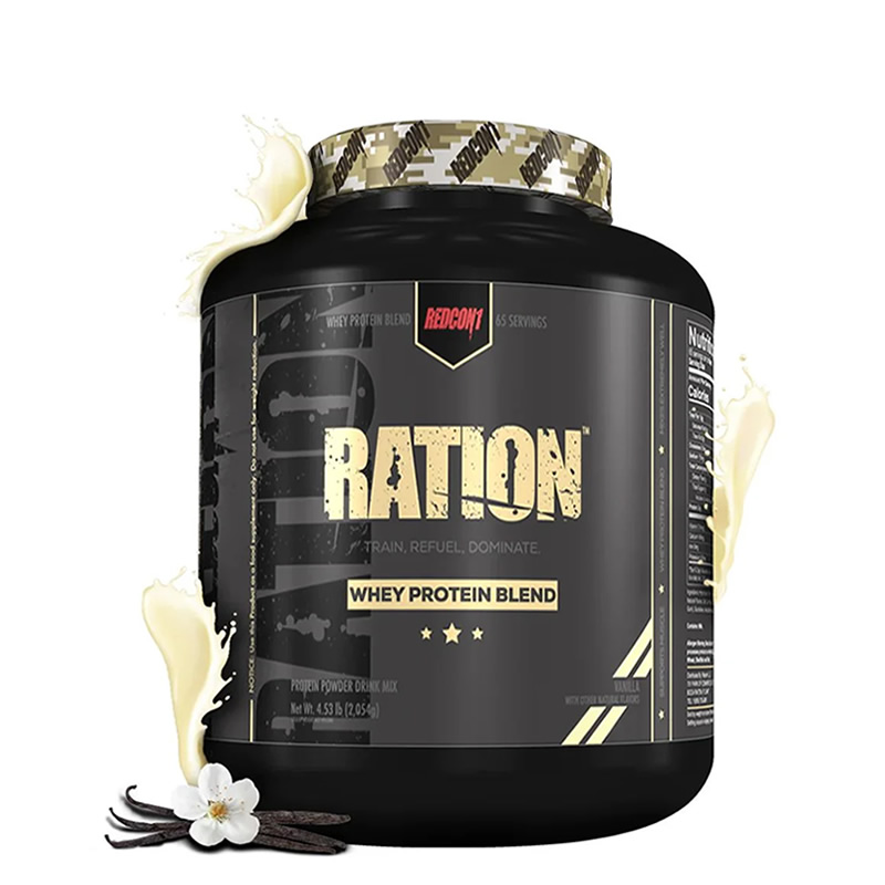 RATION Whey protein Blend 5 lbs Vanilla Redcon1 Naturais Import