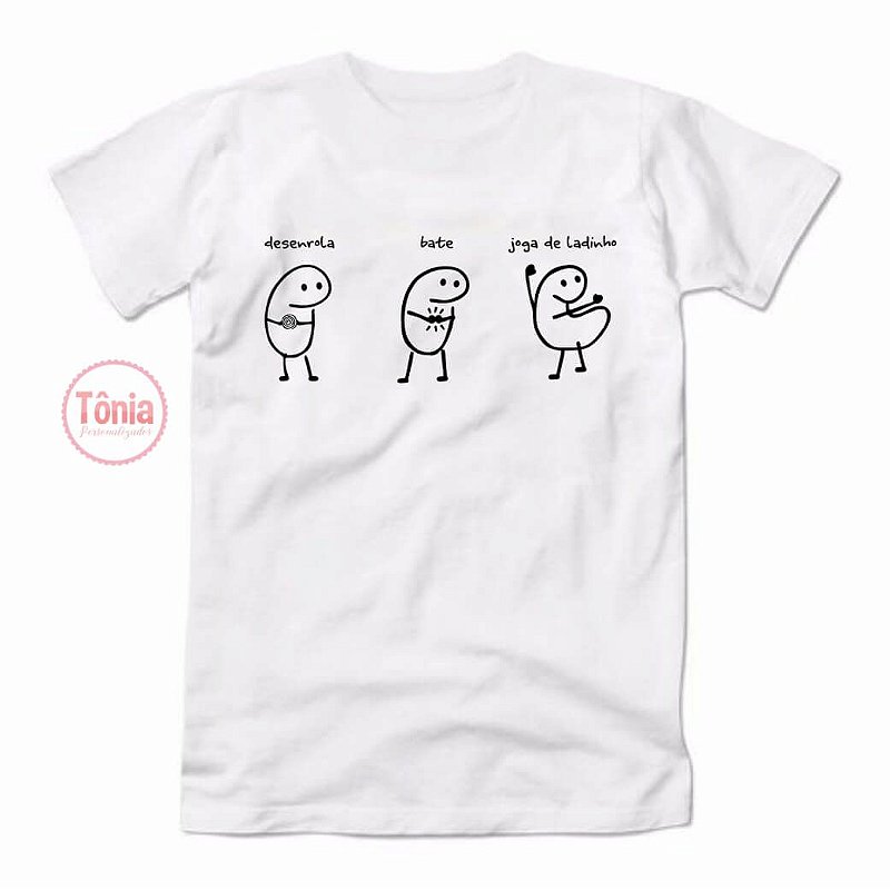 Camiseta Engraçada Flork Joga De Ladinho Música Lançamento – Singular