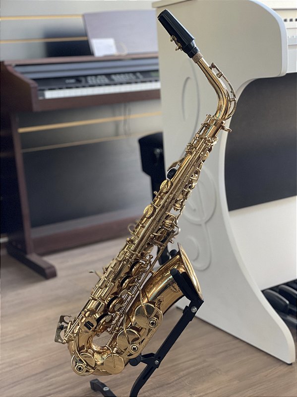 Sax alto conductor - corpo dourado - muito macio - regulado - ótimo som -  aceito trocas - parcelo 21x - Quero um Instrumento