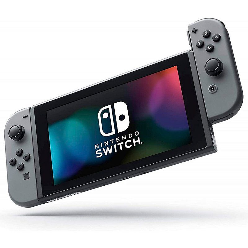 Console Nintendo Switch V1 Destravado (Seminovo) - Cinza - XonGeek