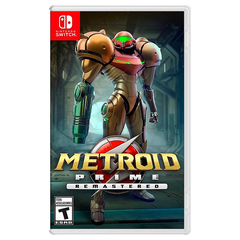 Jogo Metroid Prime Remastered Mídia Física Nintendo Switch