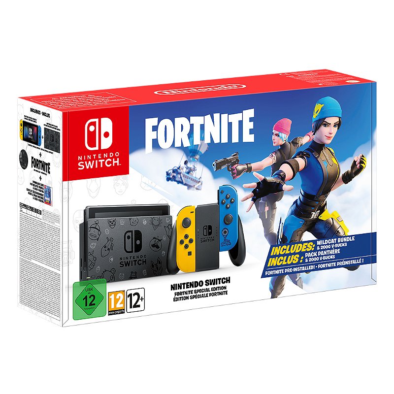 Console Nintendo Switch V2 Edicao Especial Fortnite Seminovo XonGeek O Melhor em Games e Tecnologia voce encontra aqui