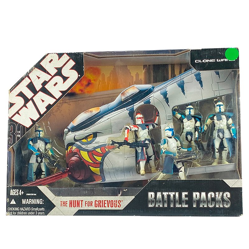 Star Wars Battle Packs: The Hunt For Grievous (Open Box) - Hasbro