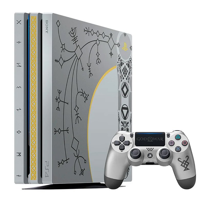 PS4 PRO 本体 GOD OF WARリミテッドエディション 1TB Console Playstation 4 Pro 1TB Edição Limitada God of War - PS4