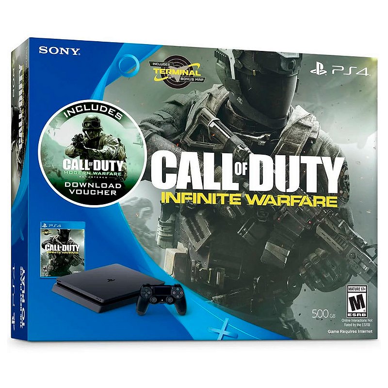Console Playstation 4 Slim Bundle Call of Duty Infinite Warfare