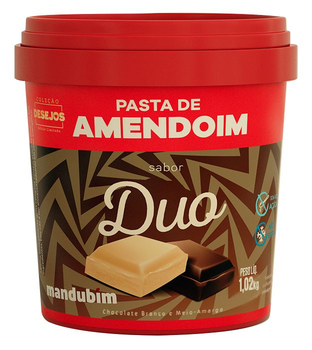 Pasta de Amendoim Integral (1,02kg) - Mandubim