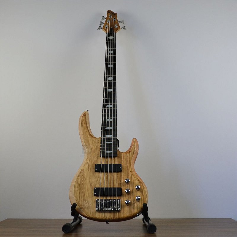 Baixo 5 Cordas Ativo TOP V Cedro BS-5 GN - PHX - AudioDriver