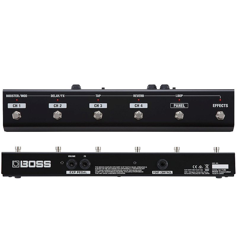 Pedal FootSwitch GA-FC para Amplificador Katana e GA-112/212