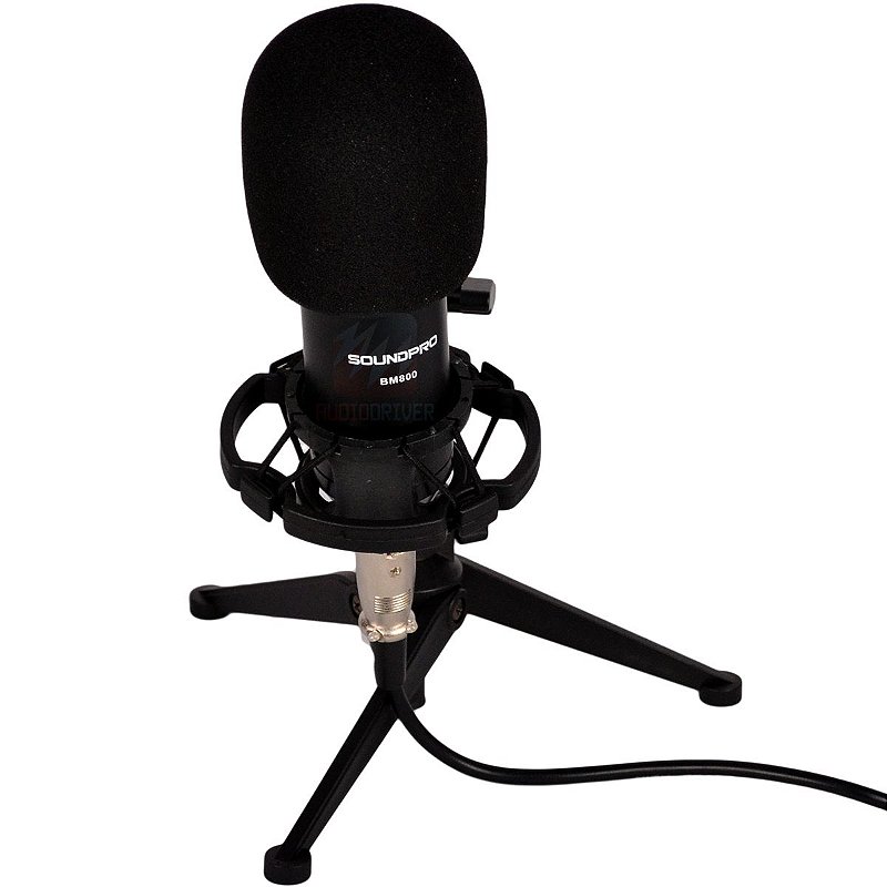 Microfone Condensador Soundpro BM800 - AudioDriver Instrumentos