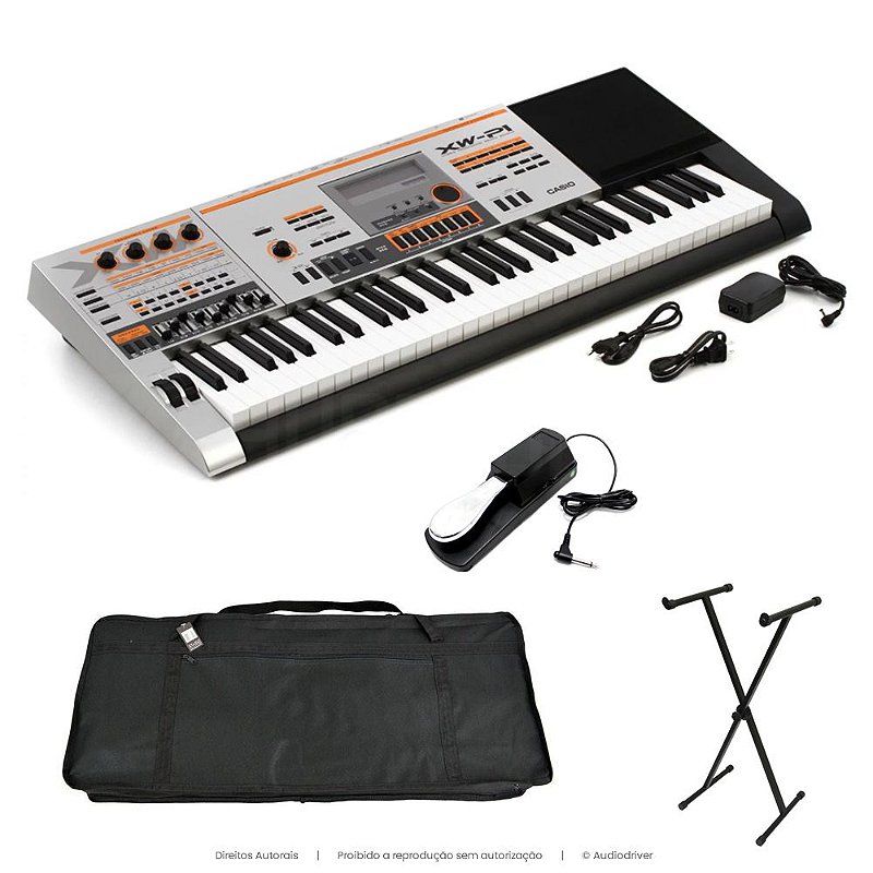 Teclado Sintetizador Casio XW-P1 + Pedal Sustain G + Capa +