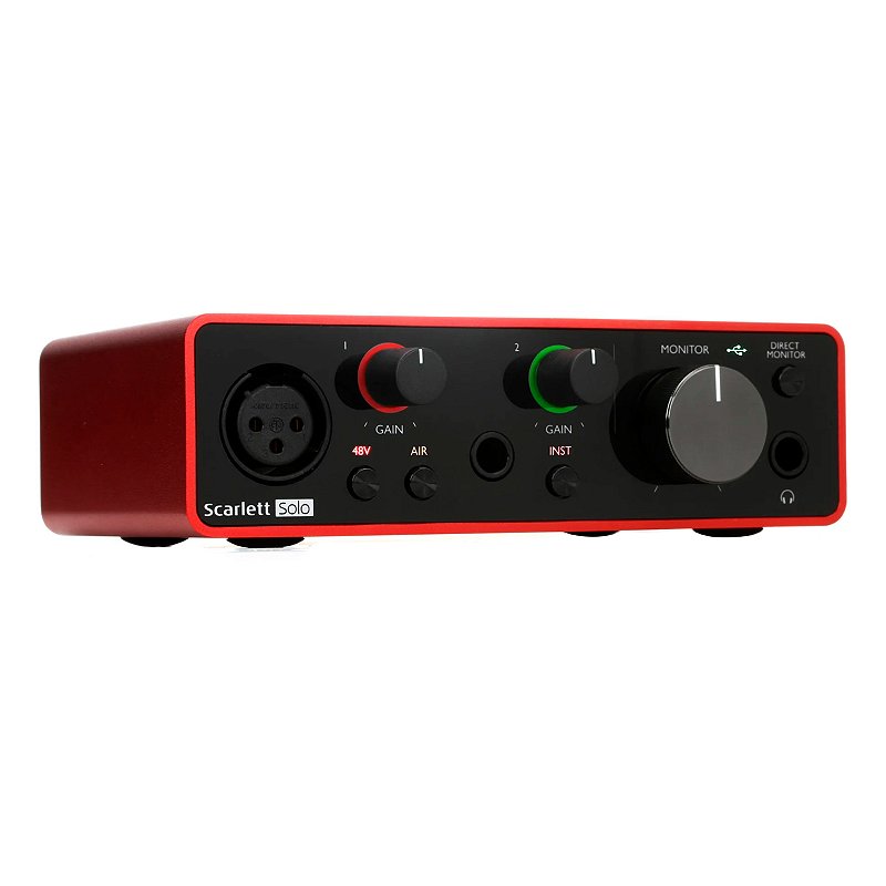 Interface de Audio Focusrite Scarlett Solo 3RD GEN - AudioDriver