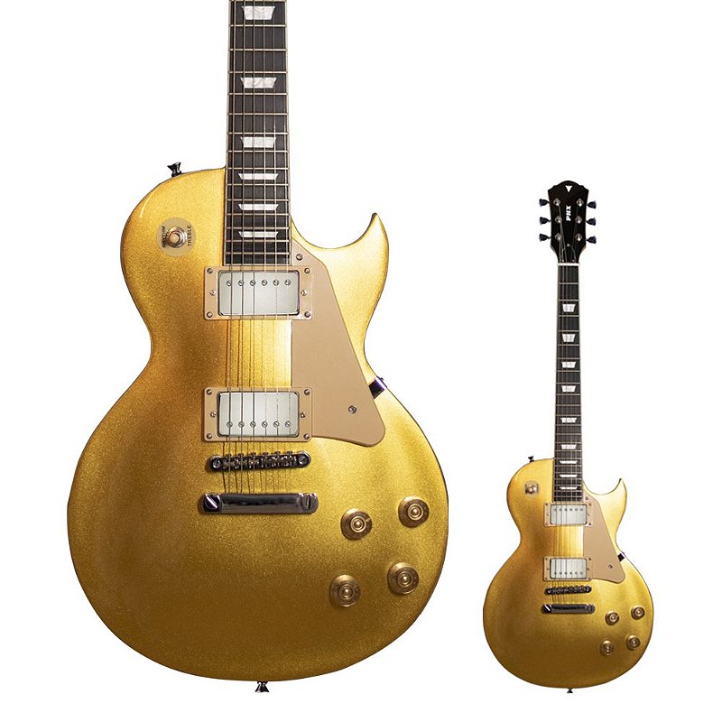 Guitarra Les Paul Studio Flamemaple Dourada LP-5 GD - PHX