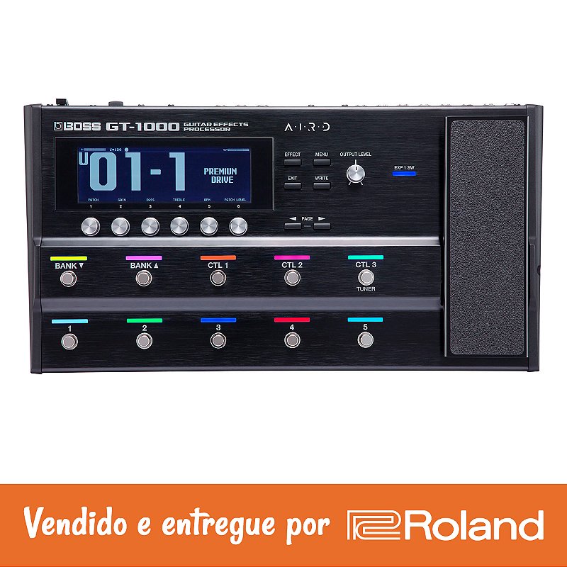 Pedaleira Boss GT-1000 | Roland Store - AudioDriver Instrumentos