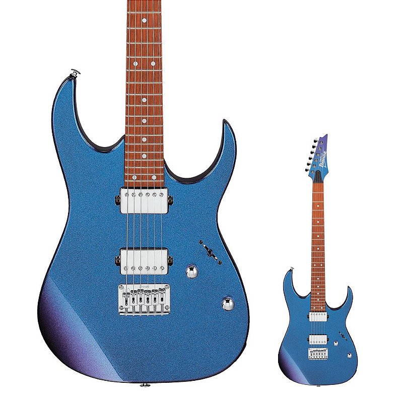 Guitarra Super Strato Ibanez RG GIO GRG121SP BMC Blue Metal