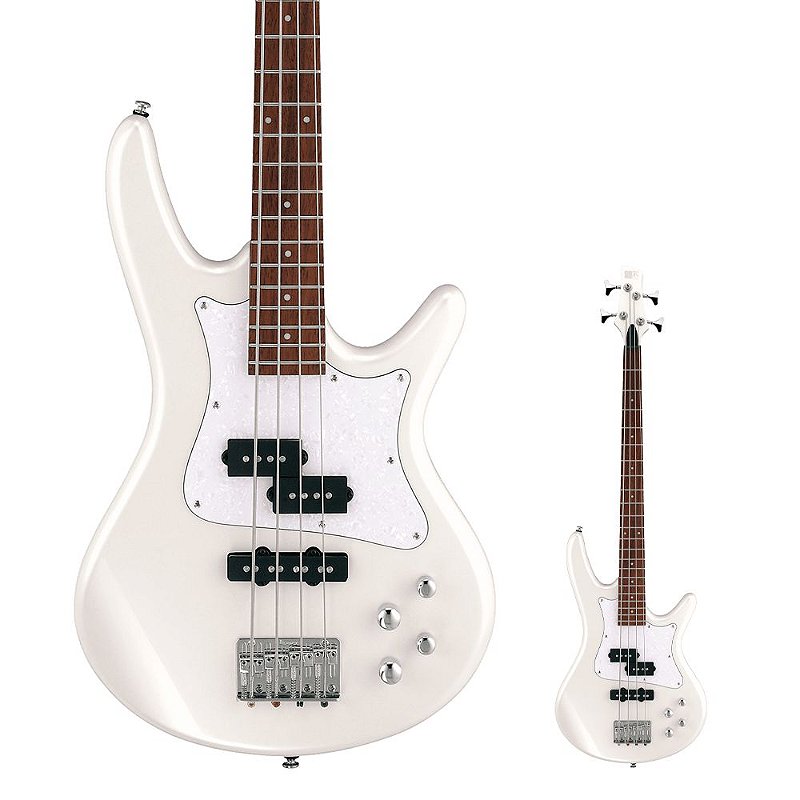 Baixo 4 Cordas Escala Média Ibanez SRMD200D PW Pearl White