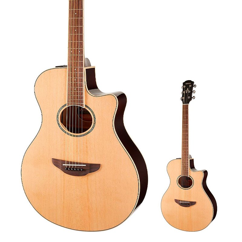 Violão Elétrico Aço Flat Yamaha APX600 Natural - AudioDriver