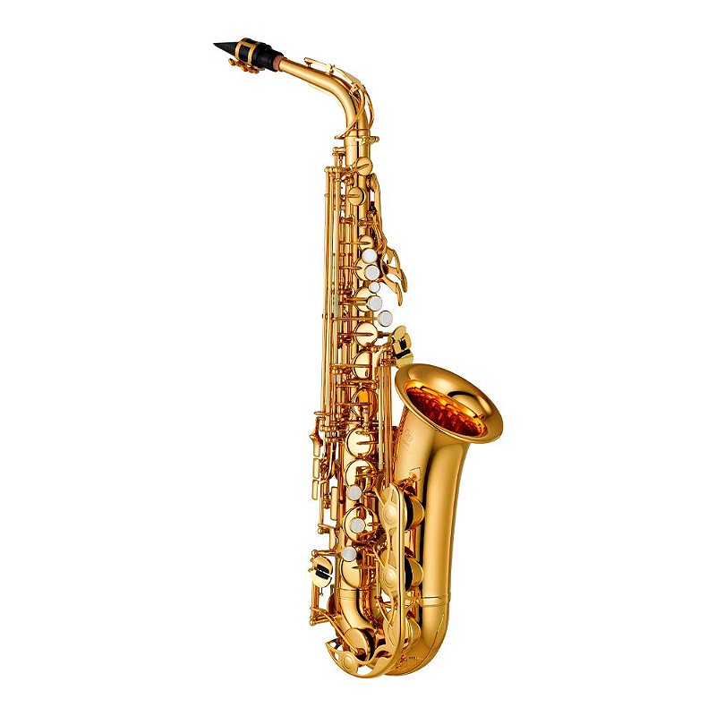 Saxofone Alto Dominante Dourado com Semicase