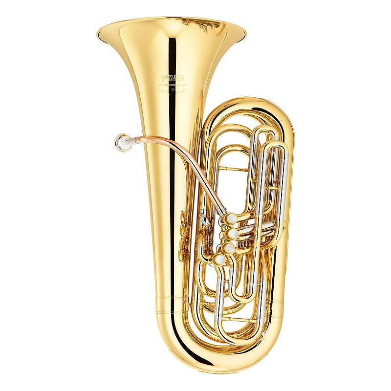 Tuba em C 4 Válvulas Yamaha YCB-621 Laqueada - AudioDriver