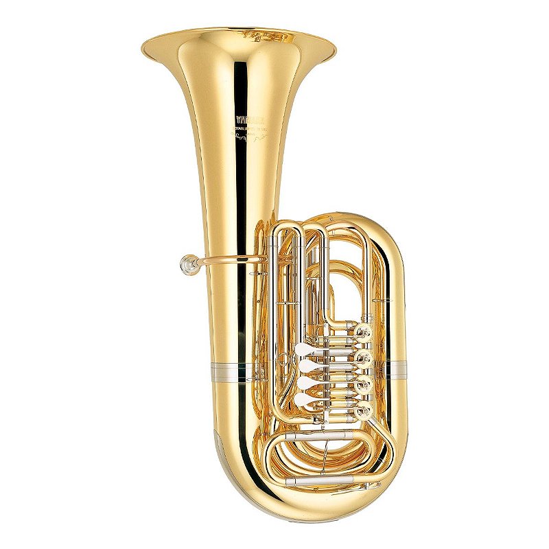 Tuba em C 4 Válvulas Yamaha YCB-621 Laqueada - AudioDriver