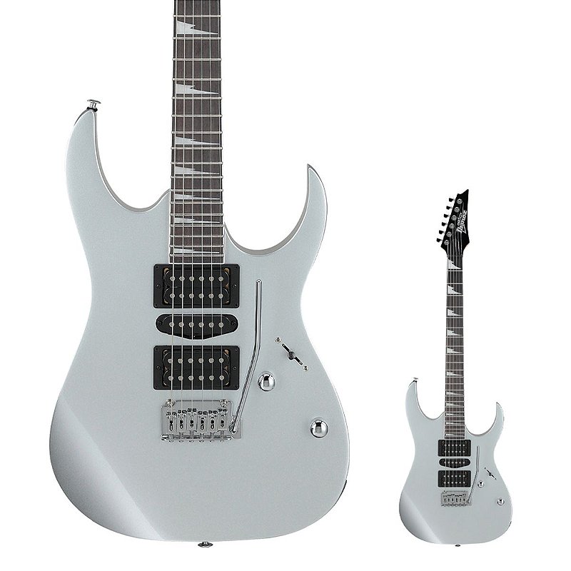 Guitarra Super Strato Ibanez GRG121DX Silver - AudioDriver