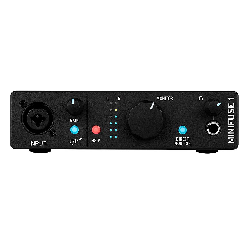 ARTURIA MiniFuse 1 オーディオインターフェース Interface de Áudio Arturia MiniFuse 1 Preta: Compacta e de Alta