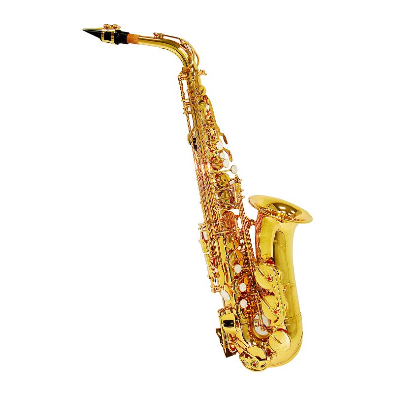 Sax Alto Eb Laqueado Dourado Shelter SGFT6430L: Elegância e Som